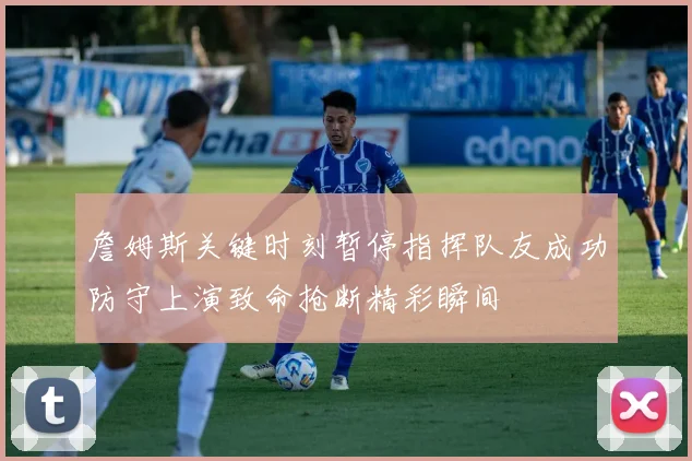 詹姆斯关键时刻暂停指挥队友成功防守上演致命抢断精彩瞬间