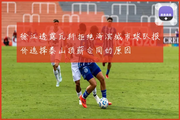 徐江透露瓦科拒绝海滨城市球队报价选择泰山顶薪合同的原因